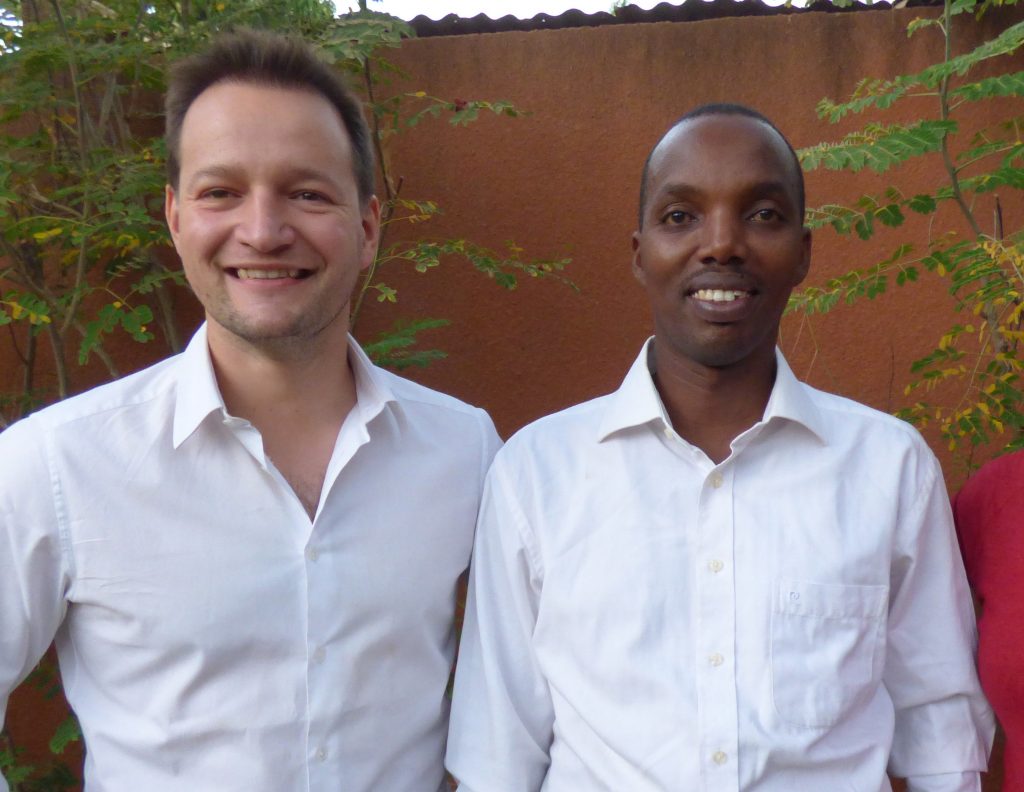 Franck Langevin et Gérard Niyondiko